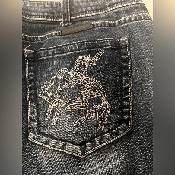 Long 37” inseam! cowgirl tuff straight leg tall jeans - Picture 2 of 6